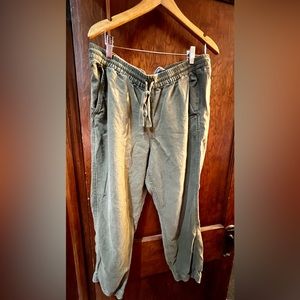 JCrew Point Sur Khaki Cotton Pants